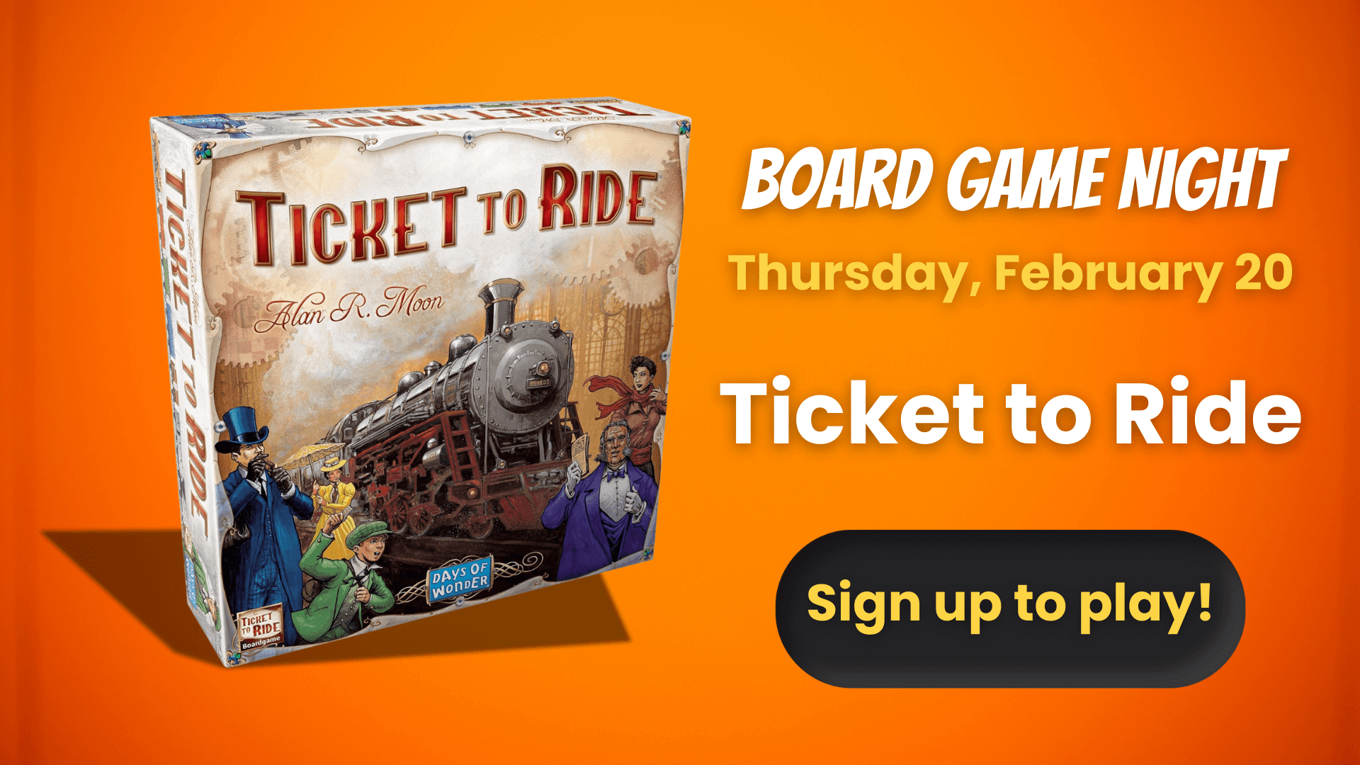 Board Game Night - Ticket to Ride