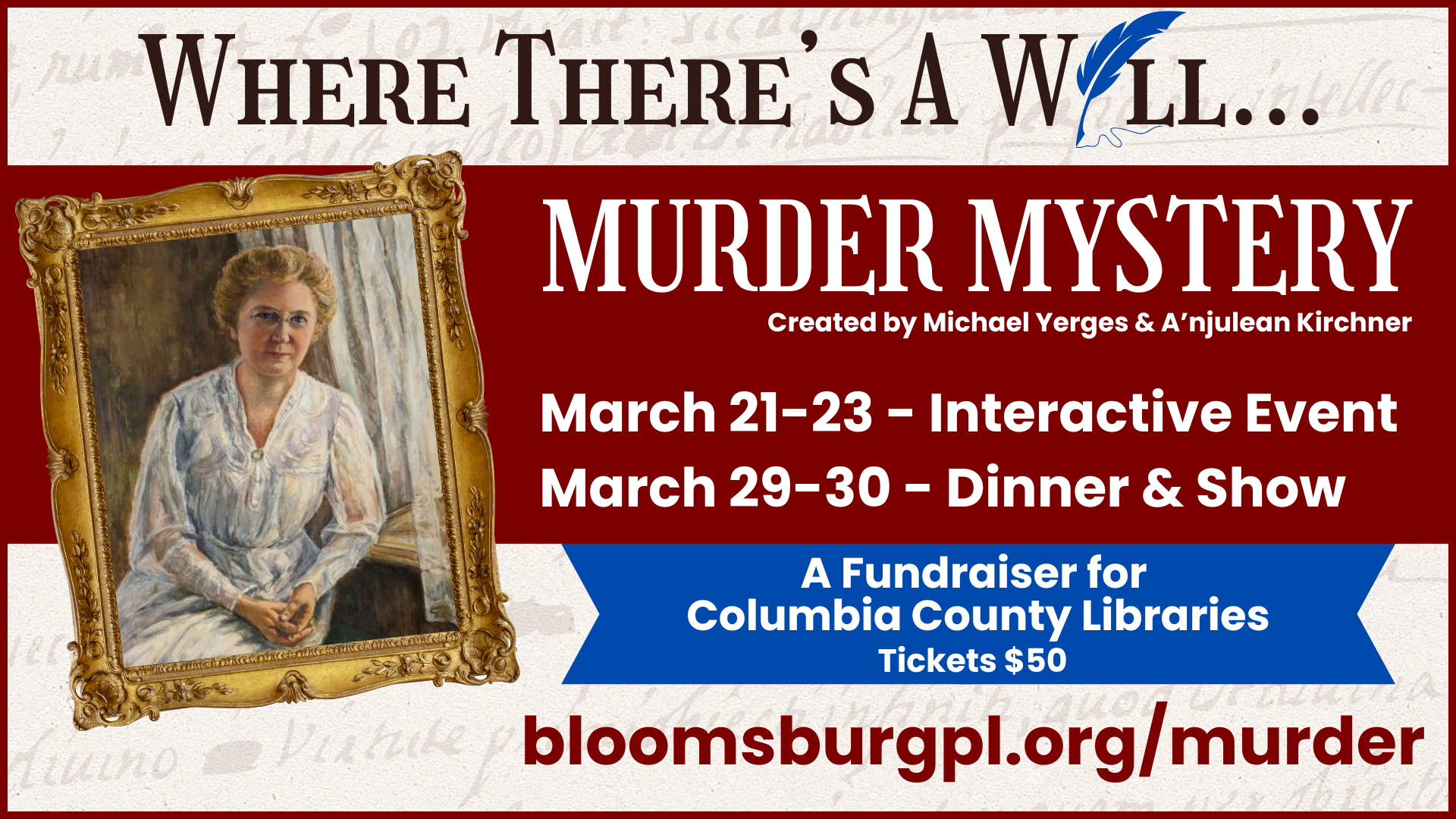 Murder Mystery - "Where There's a Will..."