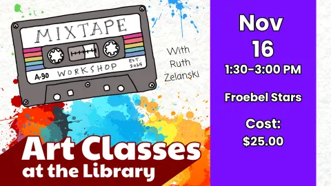 Banner for froebel art class