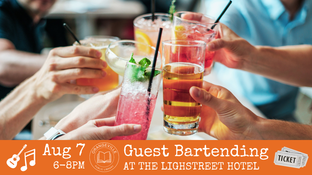 Guest Bartending flyer