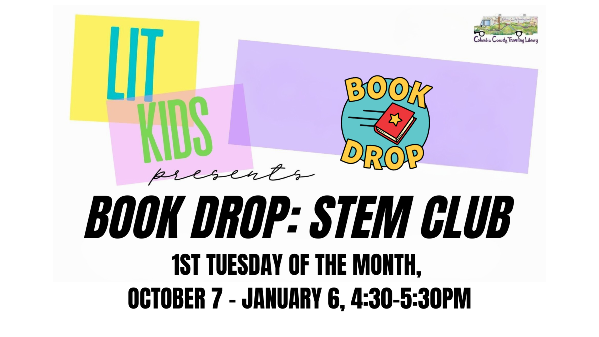 Lit Kids book club event banner.